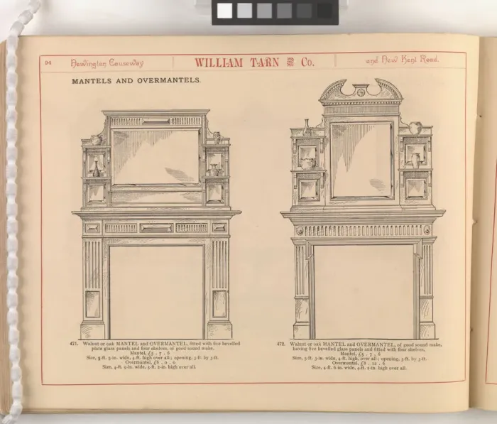Framed Print : Page from William Tarn and Co.s Illustrated Catalogue: wit