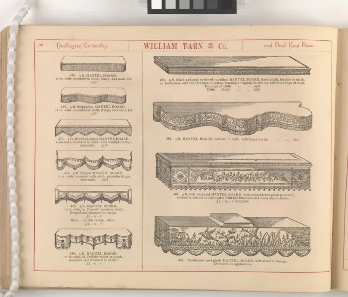 Framed Print : Page from William Tarn and Co.s Illustrated Catalogue: wit Framed Print : Page from William Tarn and Co.s Illustrated Catalogue: wit