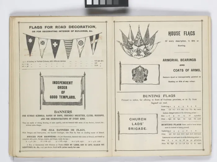 Framed Print : Pages from 1899 Price List, Upholstery, Trimmings &c Framed Print : Pages from 1899 Price List, Upholstery, Trimmings &c