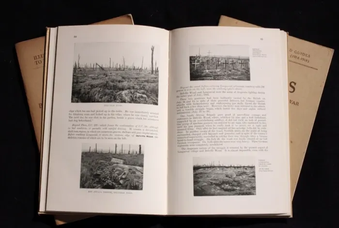 Framed Print : Two pages of a book, The Somme, Michelin Framed Print : Two pages of a book, The Somme, Michelin