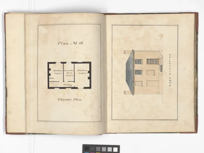Framed Print : Pages from Brays Designs for Cottages and Villas Framed Print : Pages from Brays Designs for Cottages and Villas