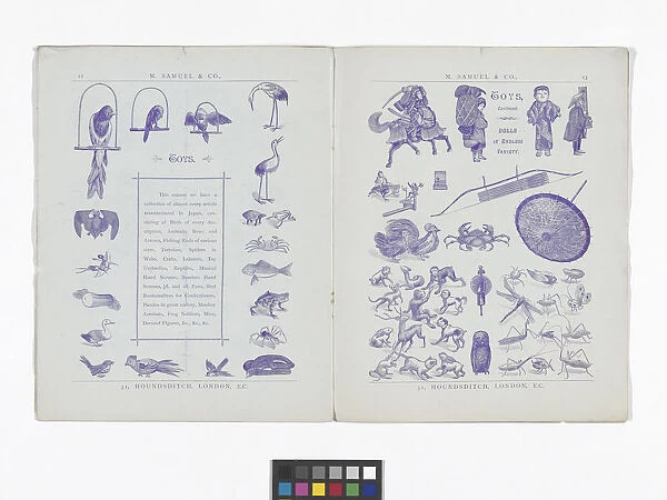 Pages from catalogue published by M. Samuel & Co