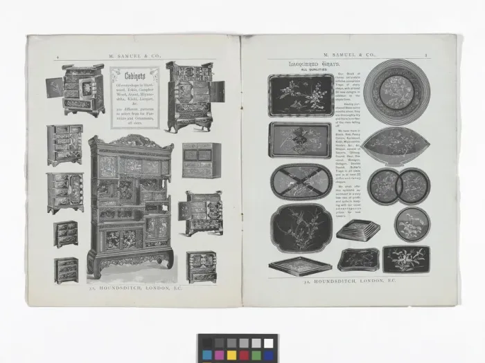 Framed Print : Pages from catalogue published by M. Samuel & Co Framed Print : Pages from catalogue published by M. Samuel & Co