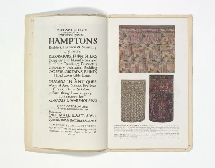 Framed Print : Pages from Hamptons catalogue, c. 1929-1930 Framed Print : Pages from Hamptons catalogue, c. 1929-1930