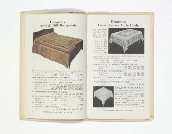 Framed Print : Pages from Hamptons catalogue, c. 1929-1930 Framed Print : Pages from Hamptons catalogue, c. 1929-1930