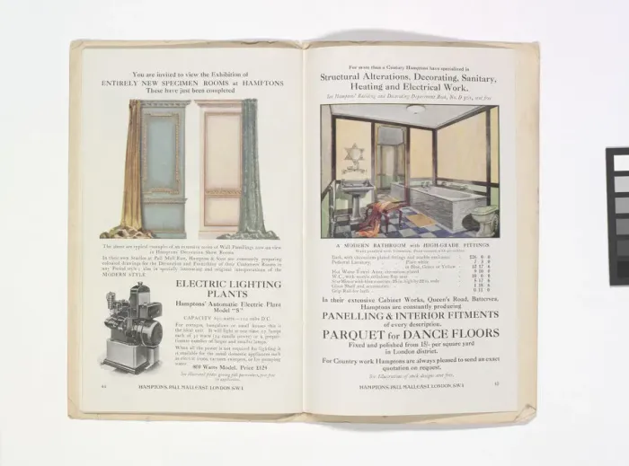 Framed Print : Pages from Hamptons catalogue, c. 1929-1930 Framed Print : Pages from Hamptons catalogue, c. 1929-1930