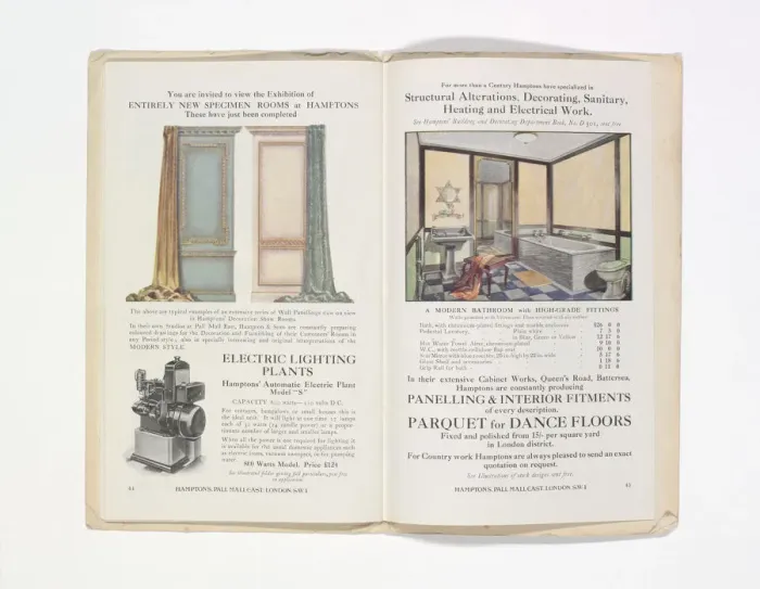 Framed Print : Pages from Hamptons catalogue, c. 1929-1930 Framed Print : Pages from Hamptons catalogue, c. 1929-1930