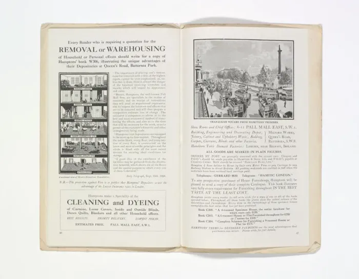 Framed Print : Pages from Hamptons catalogue, c. 1929-1930