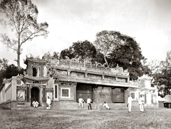 Framed Print : Pagoda, French Indo-China, Vietnam, circa 1890 Framed Print : Pagoda, French Indo-China, Vietnam, circa 1890