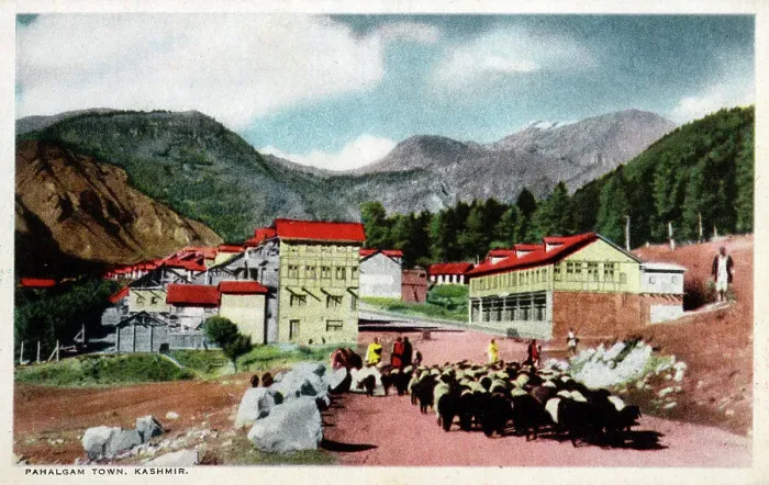 Framed Print : Pahalgam hill station, Jammu and Kashmir, India Framed Print : Pahalgam hill station, Jammu and Kashmir, India