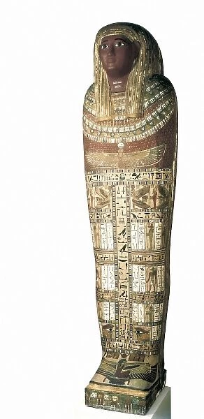 Painted coffin. 11th c. BC. 21st Dynasty. Egyptian