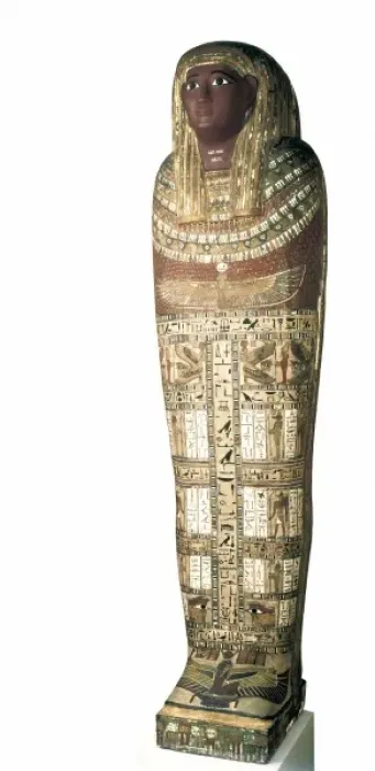 Framed Print : Painted coffin. 11th c. BC. 21st Dynasty. Egyptian Framed Print : Painted coffin. 11th c. BC. 21st Dynasty. Egyptian