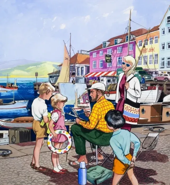 Framed Print : Painter Framed Print : Painter