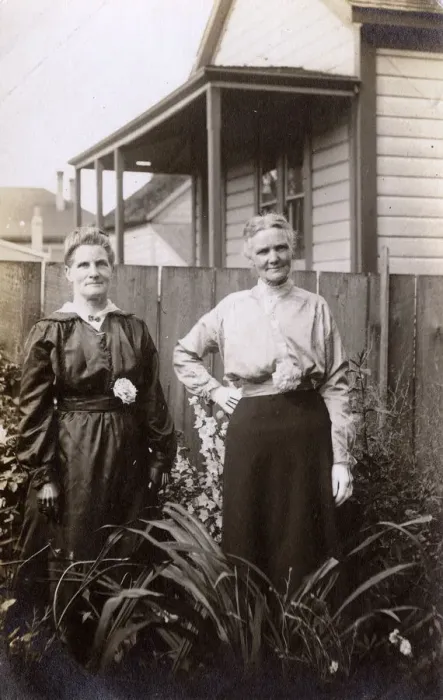 Framed Print : A Pair of Canadian Sisters (possibly twins?)