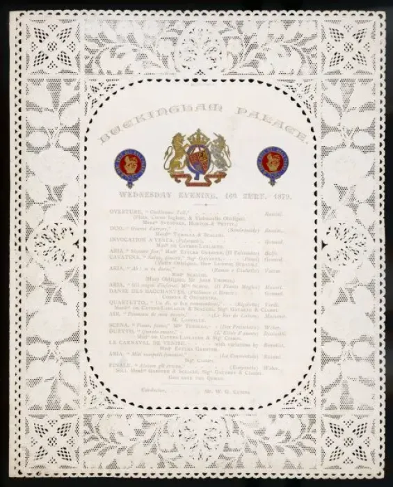 Framed Print : Palace Concert Programme Framed Print : Palace Concert Programme