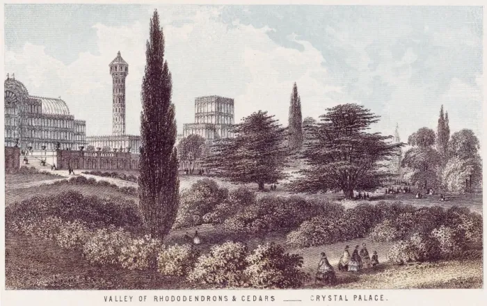 Framed Print : The Palace Gardens Framed Print : The Palace Gardens