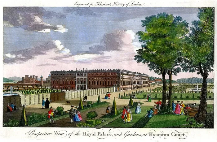 Framed Print : Palace and Gardens Hampton Court Framed Print : Palace and Gardens Hampton Court