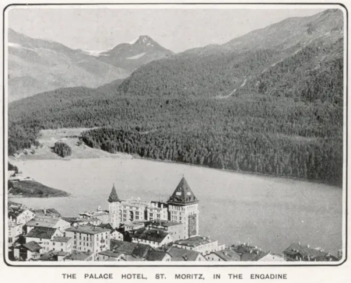 Framed Print : The Palace Hotel, St. Moritz