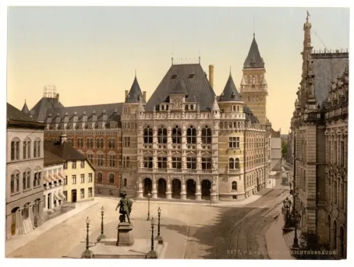 Framed Print : Palace of Justice, Bremen, Germany Framed Print : Palace of Justice, Bremen, Germany