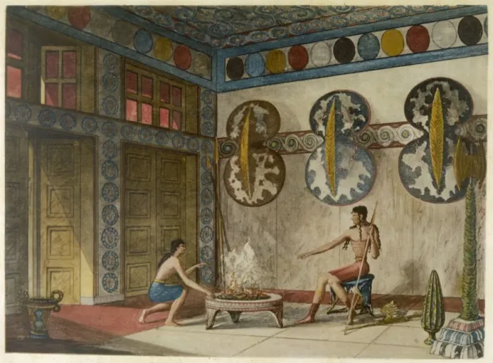 Framed Print : Palace Minos Hall Axes Framed Print : Palace Minos Hall Axes