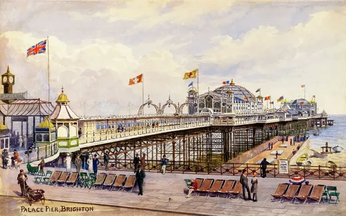 Framed Print : Palace Pier, Brighton, Sussex Framed Print : Palace Pier, Brighton, Sussex