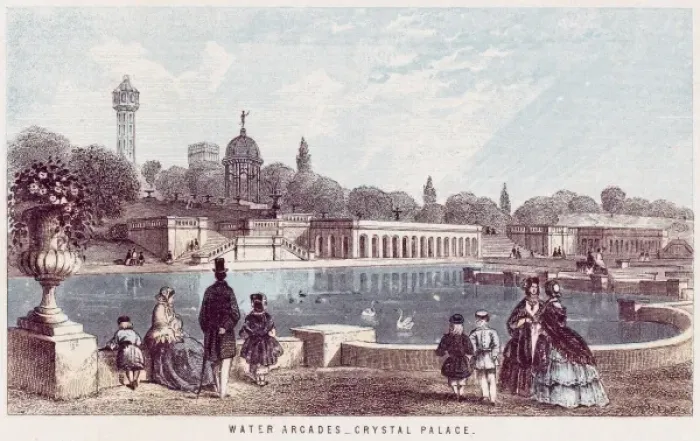 Framed Print : Cry Palace Water Arcades Framed Print : Cry Palace Water Arcades