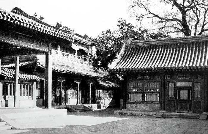 Framed Print : Palace, Ying Tai Island, China, early 1900s Framed Print : Palace, Ying Tai Island, China, early 1900s