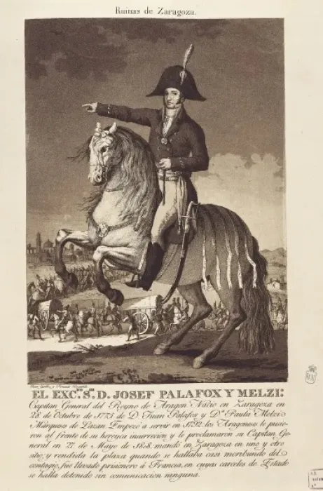 Framed Print : PALAFOX, Jos頒ebolledo de (1776-1847). Spanish Framed Print : PALAFOX, Jos頒ebolledo de (1776-1847). Spanish