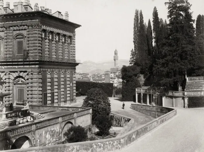 Framed Print : Palazzo Vecchio dal Giardino Boboli, Boboli Gardens Italy Framed Print : Palazzo Vecchio dal Giardino Boboli, Boboli Gardens Italy