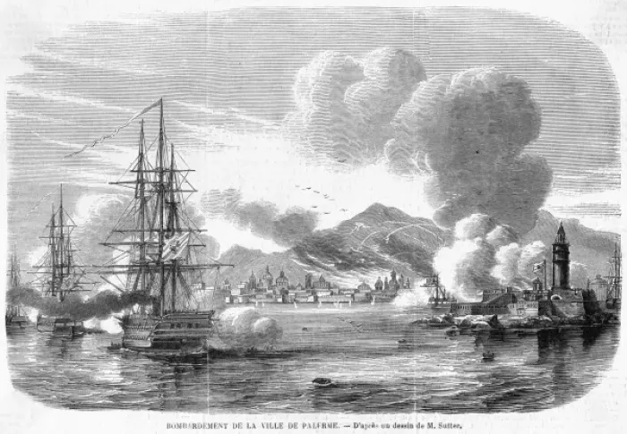 Framed Print : Palermo Bombarded Framed Print : Palermo Bombarded