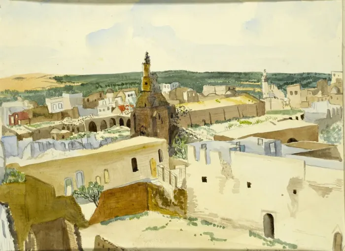 Framed Print : Palestine, by Richard Carline Framed Print : Palestine, by Richard Carline