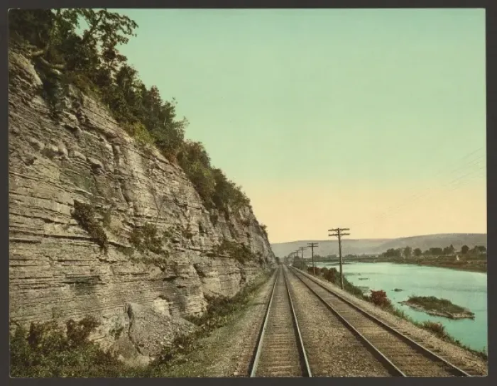 Framed Print : Palisades at Corning, N. Y Framed Print : Palisades at Corning, N. Y