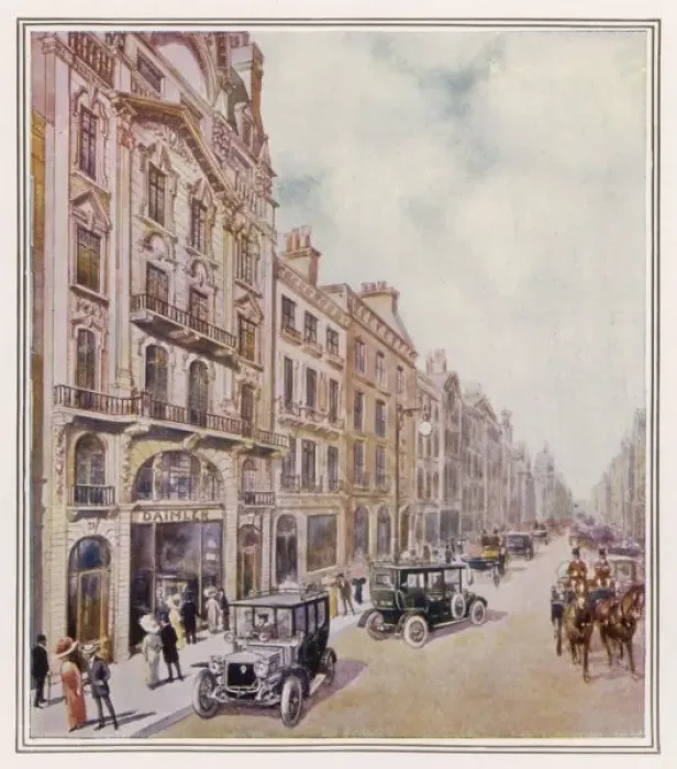 Framed Print : Pall Mall / Daimler C1912 Framed Print : Pall Mall / Daimler C1912