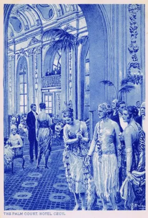 Framed Print : The Palm Court of the Hotel Cecil, London Framed Print : The Palm Court of the Hotel Cecil, London