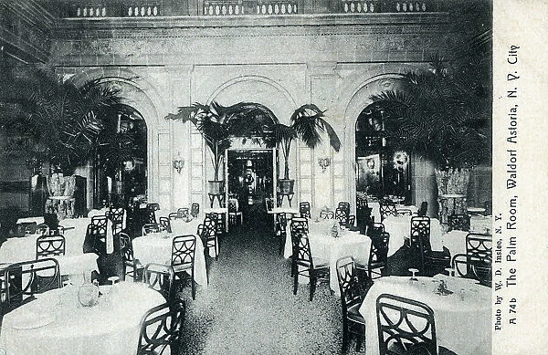 The Palm Room, Waldorf Astoria, New York, USA