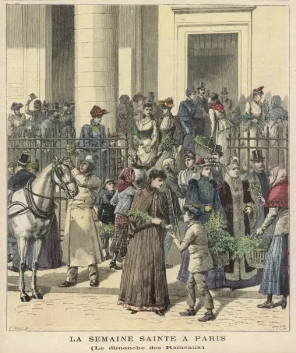 Framed Print : Palm Sunday, Paris Framed Print : Palm Sunday, Paris