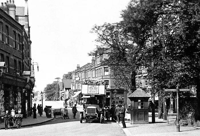 Framed Print : Palmers Green Triangle early 1900s Framed Print : Palmers Green Triangle early 1900s