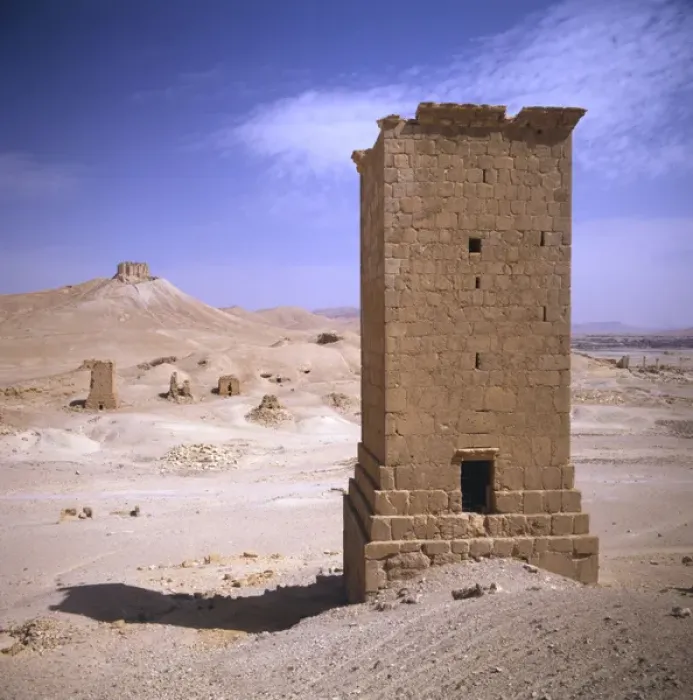 Framed Print : Palmyra, Syria - Valley of Tombs Framed Print : Palmyra, Syria - Valley of Tombs