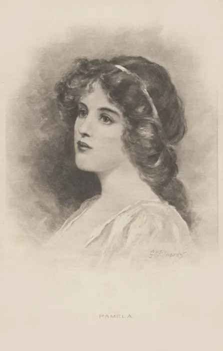 Framed Print : Pamela. Portrait of an attractive woman. Date: circa 1903 Framed Print : Pamela. Portrait of an attractive woman. Date: circa 1903