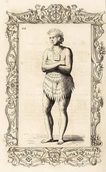 Framed Print : Pamlico chief or elder of Roanoke, North Carolina Framed Print : Pamlico chief or elder of Roanoke, North Carolina