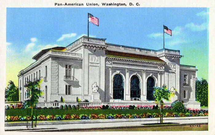 Framed Print : Pan-American Union, Washington, D. C. USA Framed Print : Pan-American Union, Washington, D. C. USA