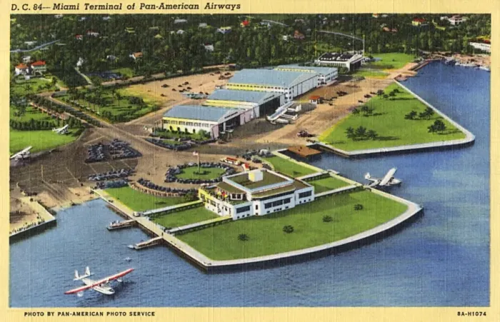 Framed Print : PanAm terminal, Miami, Florida, USA Framed Print : PanAm terminal, Miami, Florida, USA