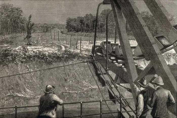 Framed Print : Panama Canal Being Built. The Illustrated London Framed Print : Panama Canal Being Built. The Illustrated London
