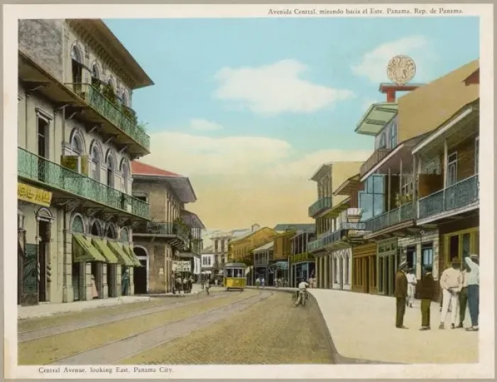 Framed Print : Panama City 1914 Framed Print : Panama City 1914