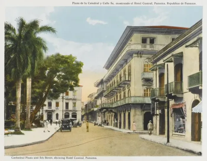 Framed Print : Panama City / Cathedral Pl Framed Print : Panama City / Cathedral Pl