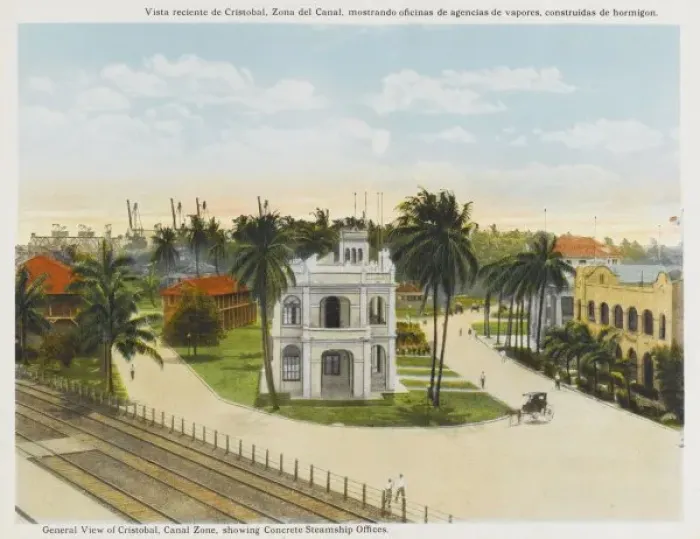 Framed Print : Panama / Cristobal C1915 Framed Print : Panama / Cristobal C1915