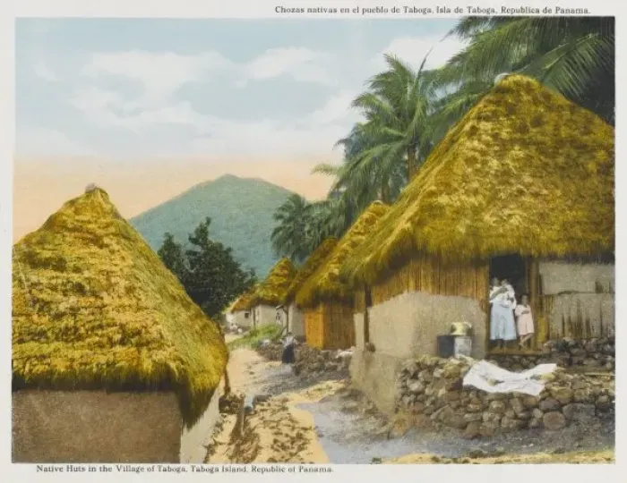 Framed Print : Panama / Taboga C1915 Framed Print : Panama / Taboga C1915