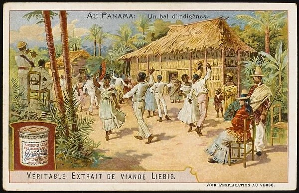 Panama Village Scene