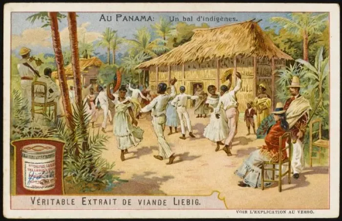 Framed Print : Panama Village Scene Framed Print : Panama Village Scene