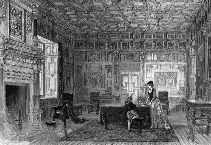 Framed Print : Panelled Hall Framed Print : Panelled Hall